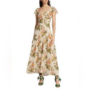 Reformation Myah Floral Printed Maxi Dress